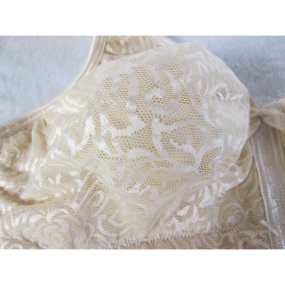 Bra 34D Nude Women Breezies No Padding Rose Pattern Nylon/Spandex NWOT (B18-201) - Picture 9 of 10